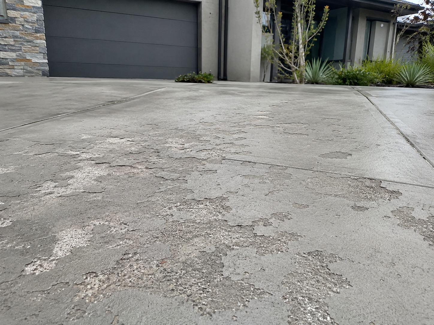 perth concrete driveway repair flaking concrete